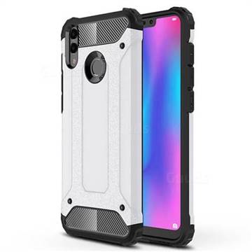 King Kong Armor Premium Shockproof Dual Layer Rugged Hard Cover for Huawei Honor 8C - White