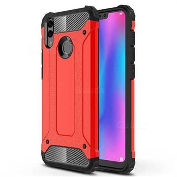 King Kong Armor Premium Shockproof Dual Layer Rugged Hard Cover for Huawei Honor 8C - Big Red