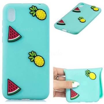 Watermelon Pineapple Soft 3D Silicone Case for Huawei Honor 8S(2019)