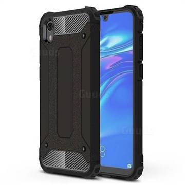 King Kong Armor Premium Shockproof Dual Layer Rugged Hard Cover for Huawei Honor 8S(2019) - Black Gold
