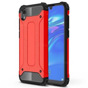 King Kong Armor Premium Shockproof Dual Layer Rugged Hard Cover for Huawei Honor 8S(2019) - Big Red