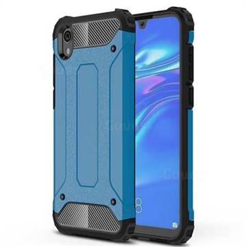 King Kong Armor Premium Shockproof Dual Layer Rugged Hard Cover for Huawei Honor 8S(2019) - Sky Blue