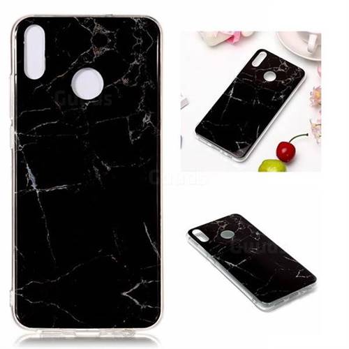 Black Soft TPU Marble Pattern Case for Huawei Honor 8X