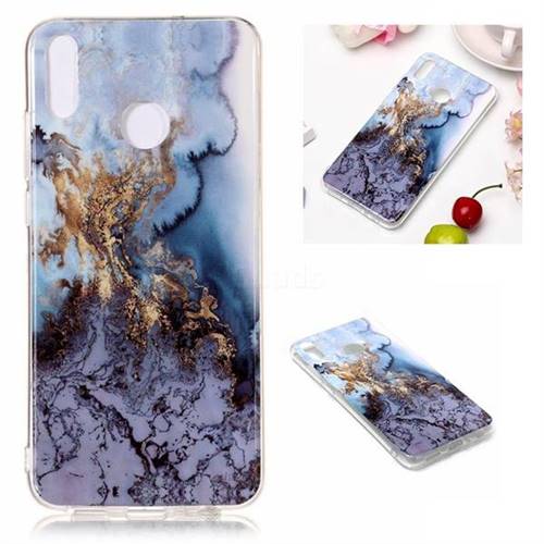 Sea Blue Soft TPU Marble Pattern Case for Huawei Honor 8X