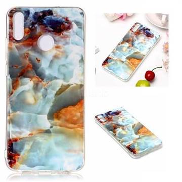 Fire Cloud Soft TPU Marble Pattern Phone Case for Huawei Honor 8X