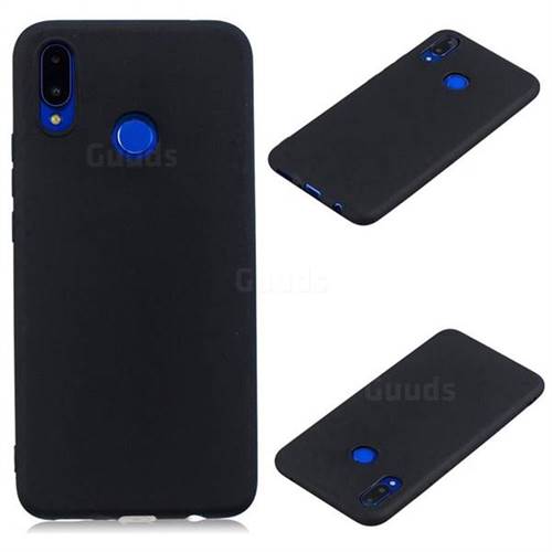 Candy Soft Silicone Protective Phone Case for Huawei Honor 8X - Black