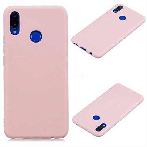 Candy Soft Silicone Protective Phone Case for Huawei Honor 8X - Light Pink