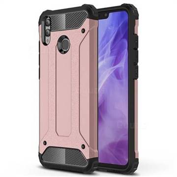 King Kong Armor Premium Shockproof Dual Layer Rugged Hard Cover for Huawei Honor 8X - Rose Gold