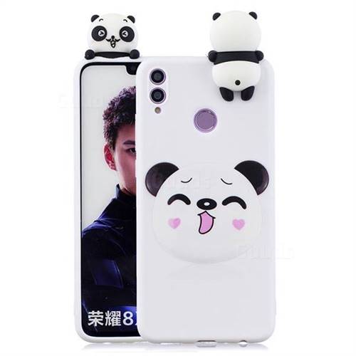 Smiley Panda Soft 3D Climbing Doll Soft Case for Huawei Honor 8X