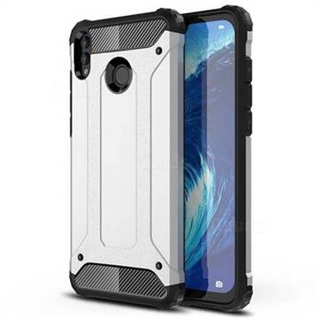 King Kong Armor Premium Shockproof Dual Layer Rugged Hard Cover for Huawei Honor 8X Max(Enjoy Max) - White