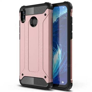 King Kong Armor Premium Shockproof Dual Layer Rugged Hard Cover for Huawei Honor 8X Max(Enjoy Max) - Rose Gold