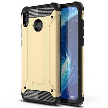 King Kong Armor Premium Shockproof Dual Layer Rugged Hard Cover for Huawei Honor 8X Max(Enjoy Max) - Champagne Gold