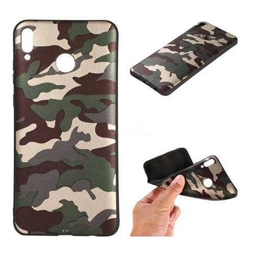 Camouflage Soft TPU Back Cover for Huawei Honor 8X Max(Enjoy Max) - Gold Green