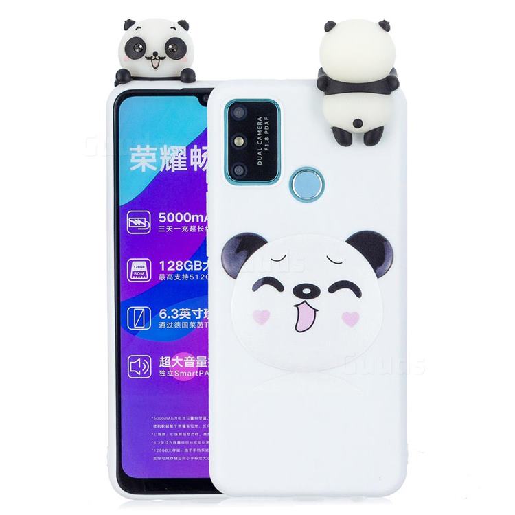 Smiley Panda Soft 3D Climbing Doll Soft Case for Huawei Honor 9A