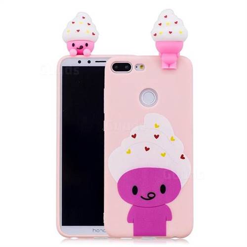 Ice Cream Man Soft 3D Climbing Doll Soft Case for Huawei Honor 9 Lite