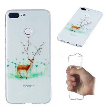 Branches Elk Super Clear Soft TPU Back Cover for Huawei Honor 9 Lite