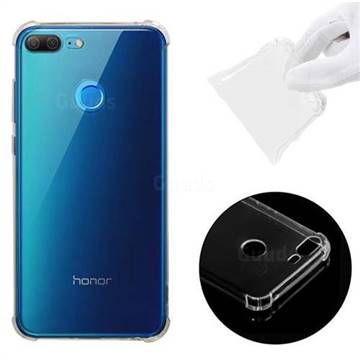 Anti-fall Clear Soft Back Cover for Huawei Honor 9 Lite - Transparent