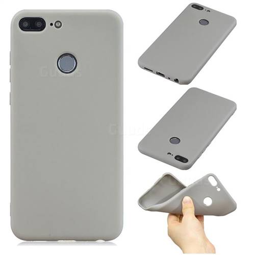Candy Soft Silicone Phone Case for Huawei Honor 9 Lite - Gray