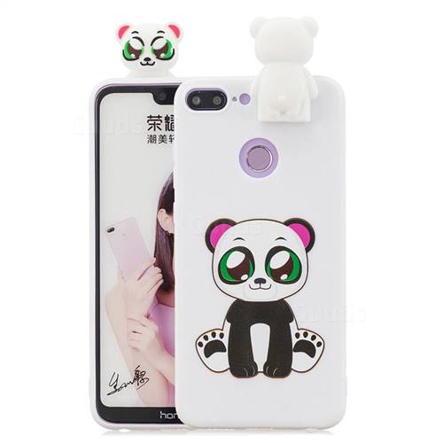 Panda Soft 3D Climbing Doll Stand Soft Case for Huawei Honor 9 Lite