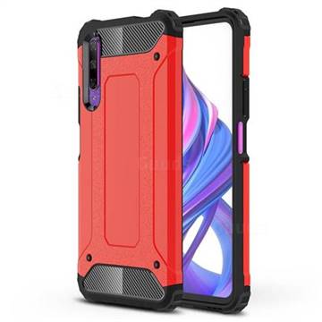 King Kong Armor Premium Shockproof Dual Layer Rugged Hard Cover for Huawei Honor 9X - Big Red