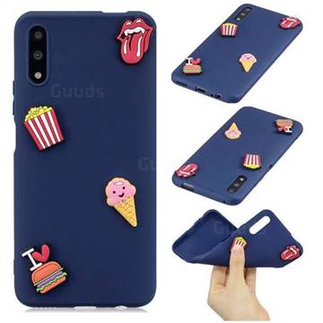 I Love Hamburger Soft 3D Silicone Case for Huawei Honor 9X