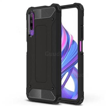 King Kong Armor Premium Shockproof Dual Layer Rugged Hard Cover for Huawei Honor 9X Pro - Black Gold