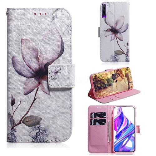 Magnolia Flower PU Leather Wallet Case for Huawei Honor 9X Pro