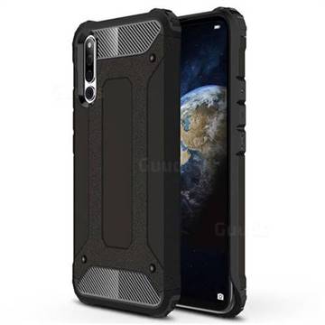 King Kong Armor Premium Shockproof Dual Layer Rugged Hard Cover for Huawei Honor Magic 2 - Black Gold