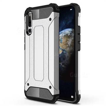 King Kong Armor Premium Shockproof Dual Layer Rugged Hard Cover for Huawei Honor Magic 2 - Technology Silver