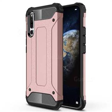 King Kong Armor Premium Shockproof Dual Layer Rugged Hard Cover for Huawei Honor Magic 2 - Rose Gold