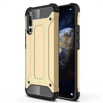 King Kong Armor Premium Shockproof Dual Layer Rugged Hard Cover for Huawei Honor Magic 2 - Champagne Gold
