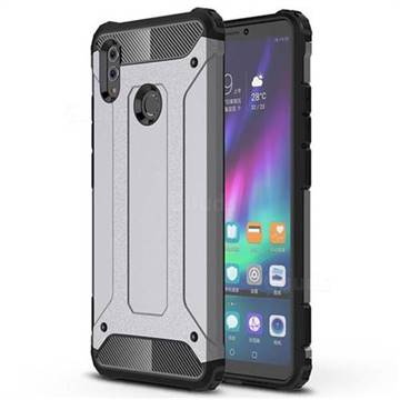 King Kong Armor Premium Shockproof Dual Layer Rugged Hard Cover for Huawei Honor Note 10 - Silver Grey
