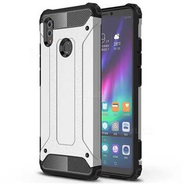 King Kong Armor Premium Shockproof Dual Layer Rugged Hard Cover for Huawei Honor Note 10 - Technology Silver