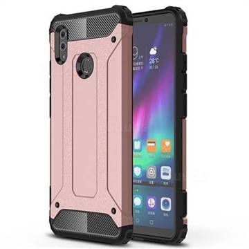 King Kong Armor Premium Shockproof Dual Layer Rugged Hard Cover for Huawei Honor Note 10 - Rose Gold