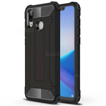 King Kong Armor Premium Shockproof Dual Layer Rugged Hard Cover for Huawei Honor Play(6.3 inch) - Black Gold