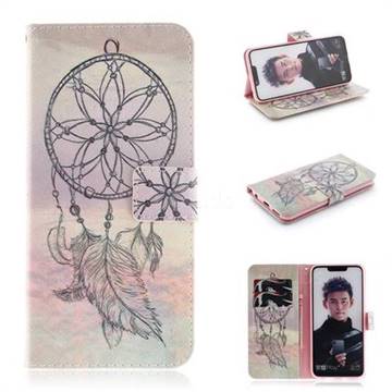 Dream Catcher PU Leather Wallet Case for Huawei Honor Play(6.3 inch)