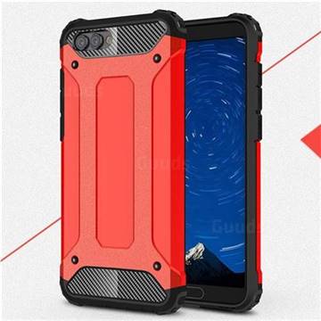 King Kong Armor Premium Shockproof Dual Layer Rugged Hard Cover for Huawei Honor View 10 (V10) - Big Red