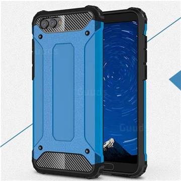 King Kong Armor Premium Shockproof Dual Layer Rugged Hard Cover for Huawei Honor View 10 (V10) - Sky Blue
