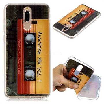 Retro Cassette Tape Super Clear Soft TPU Back Cover for Huawei Mate 10 Lite / Nova 2i / Horor 9i / G10