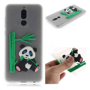 Panda Eating Bamboo Soft 3D Silicone Case for Huawei Mate 10 Lite / Nova 2i / Horor 9i / G10 - Translucent