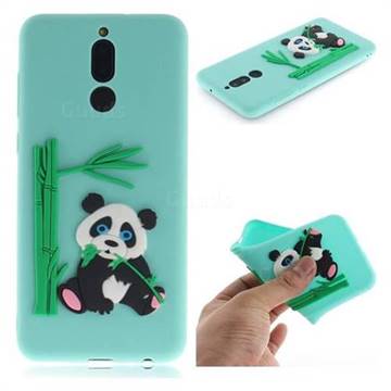 Panda Eating Bamboo Soft 3D Silicone Case for Huawei Mate 10 Lite / Nova 2i / Horor 9i / G10 - Green