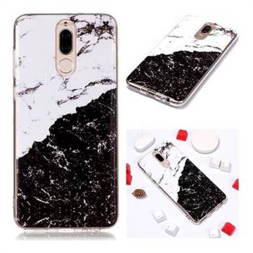 Black and White Soft TPU Marble Pattern Phone Case for Huawei Mate 10 Lite / Nova 2i / Horor 9i / G10