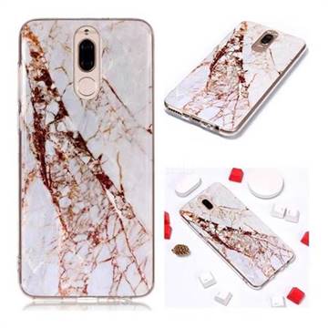 White Crushed Soft TPU Marble Pattern Phone Case for Huawei Mate 10 Lite / Nova 2i / Horor 9i / G10