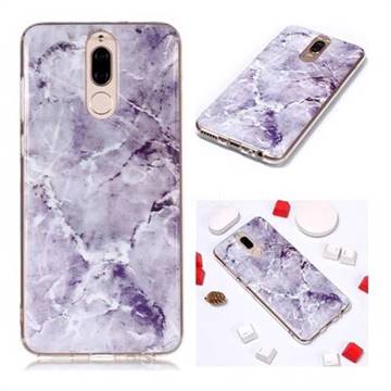 Light Gray Soft TPU Marble Pattern Phone Case for Huawei Mate 10 Lite / Nova 2i / Horor 9i / G10