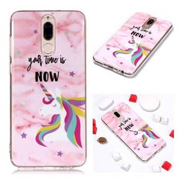 Unicorn Soft TPU Marble Pattern Phone Case for Huawei Mate 10 Lite / Nova 2i / Horor 9i / G10
