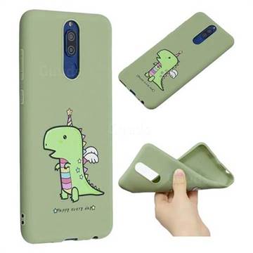 Cute Crocodile Anti-fall Frosted Relief Soft TPU Back Cover for Huawei Mate 10 Lite / Nova 2i / Horor 9i / G10