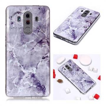Light Gray Soft TPU Marble Pattern Phone Case for Huawei Mate 10 Pro(6.0 inch)