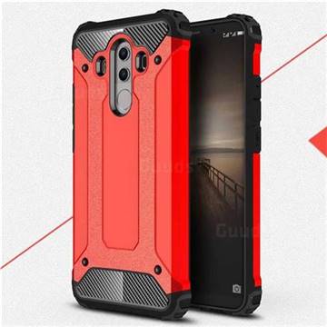 King Kong Armor Premium Shockproof Dual Layer Rugged Hard Cover for Huawei Mate 10 Pro(6.0 inch) - Big Red