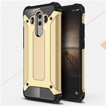 King Kong Armor Premium Shockproof Dual Layer Rugged Hard Cover for Huawei Mate 10 Pro(6.0 inch) - Champagne Gold