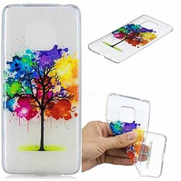 Oil Painting Tree Clear Varnish Soft Phone Back Cover for Huawei Mate 20
